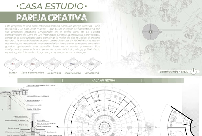 create architectural drawings and designs
